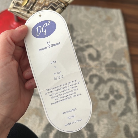 NWT Diane Gilman Southwestern Aztec Desert Print Jacket - Picture 6 of 9